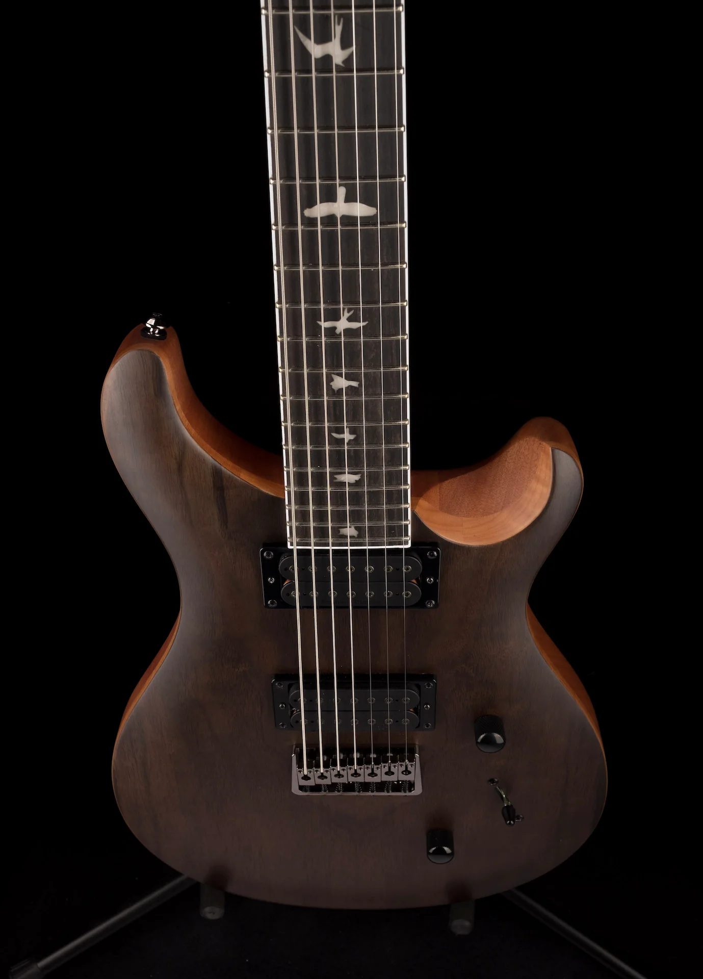 PRS SE Mark Holcomb Walnut 7 String Electric Guitar *NEW TOP CARVE* 2022 - Image 4