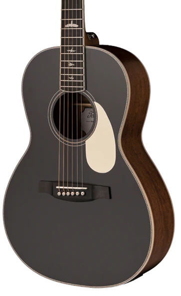 PRS SE Parlor P20 Acoustic Guitar Black Satin Top with Gig Bag - Image 3