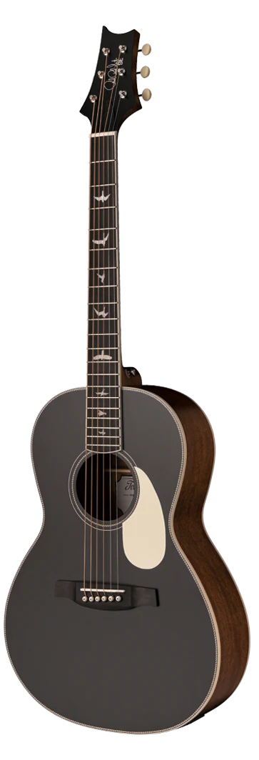 PRS SE Parlor P20 Acoustic Guitar Black Satin Top with Gig Bag - Image 4