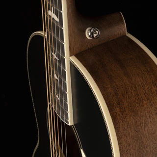 PRS SE Parlor P20 Acoustic Guitar Black Satin Top with Gig Bag - Image 7