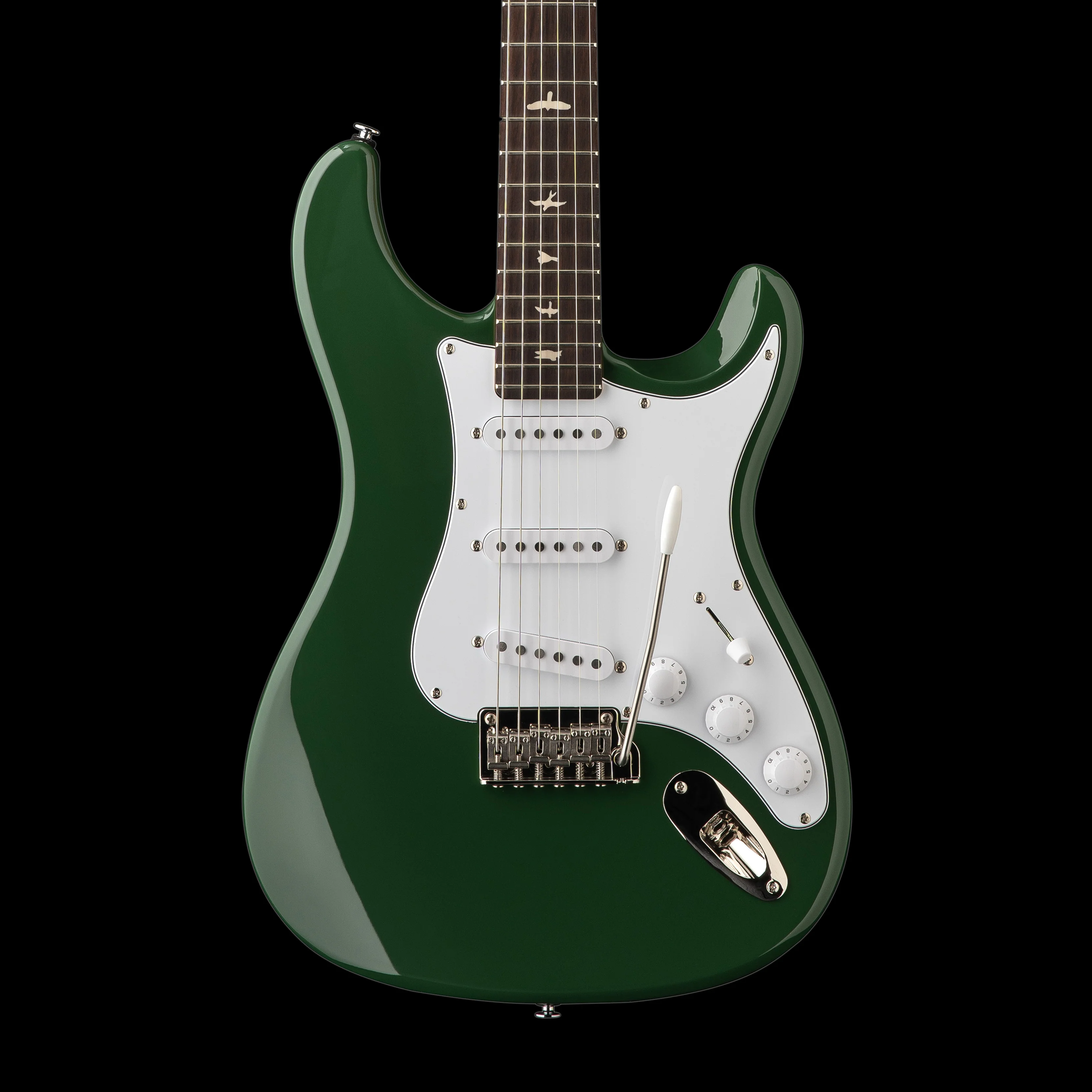 PRS SE Silver Sky Laurel Green with Gig Bag