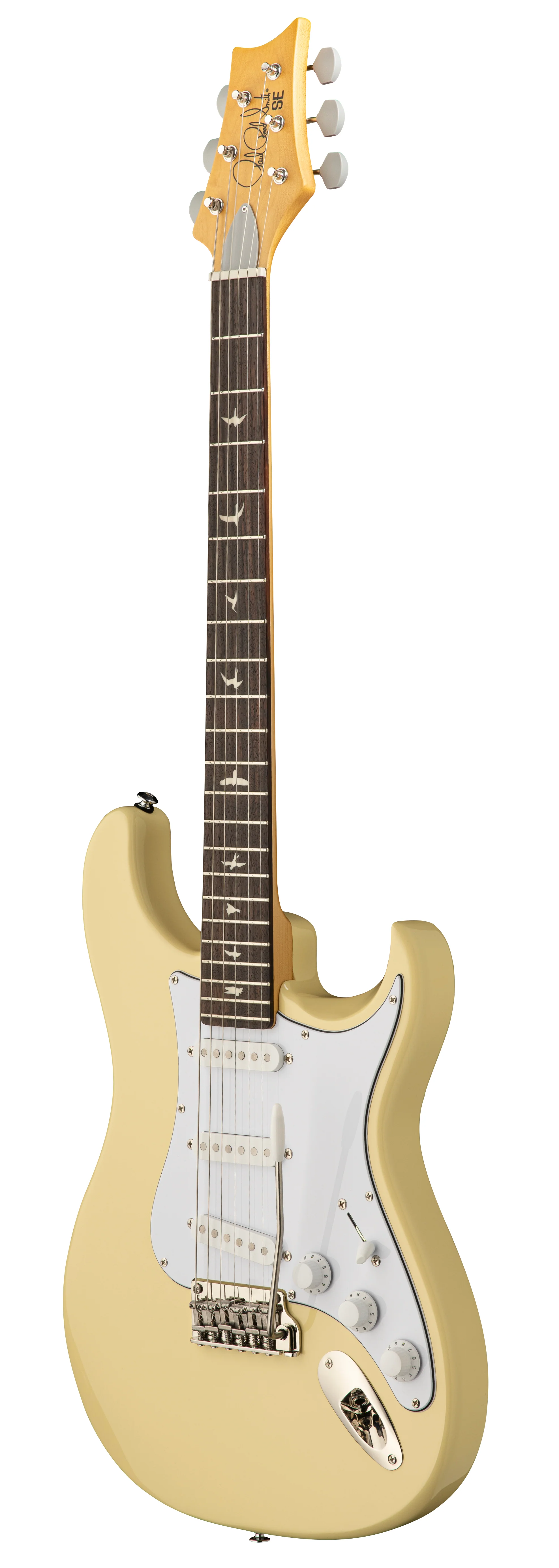 PRS SE Silver Sky Moon White Electric Guitar With Bag - Image 3