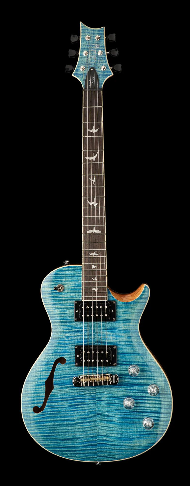 PRS SE Zach Myers Signature Myers Blue Electric Guitar - Image 2
