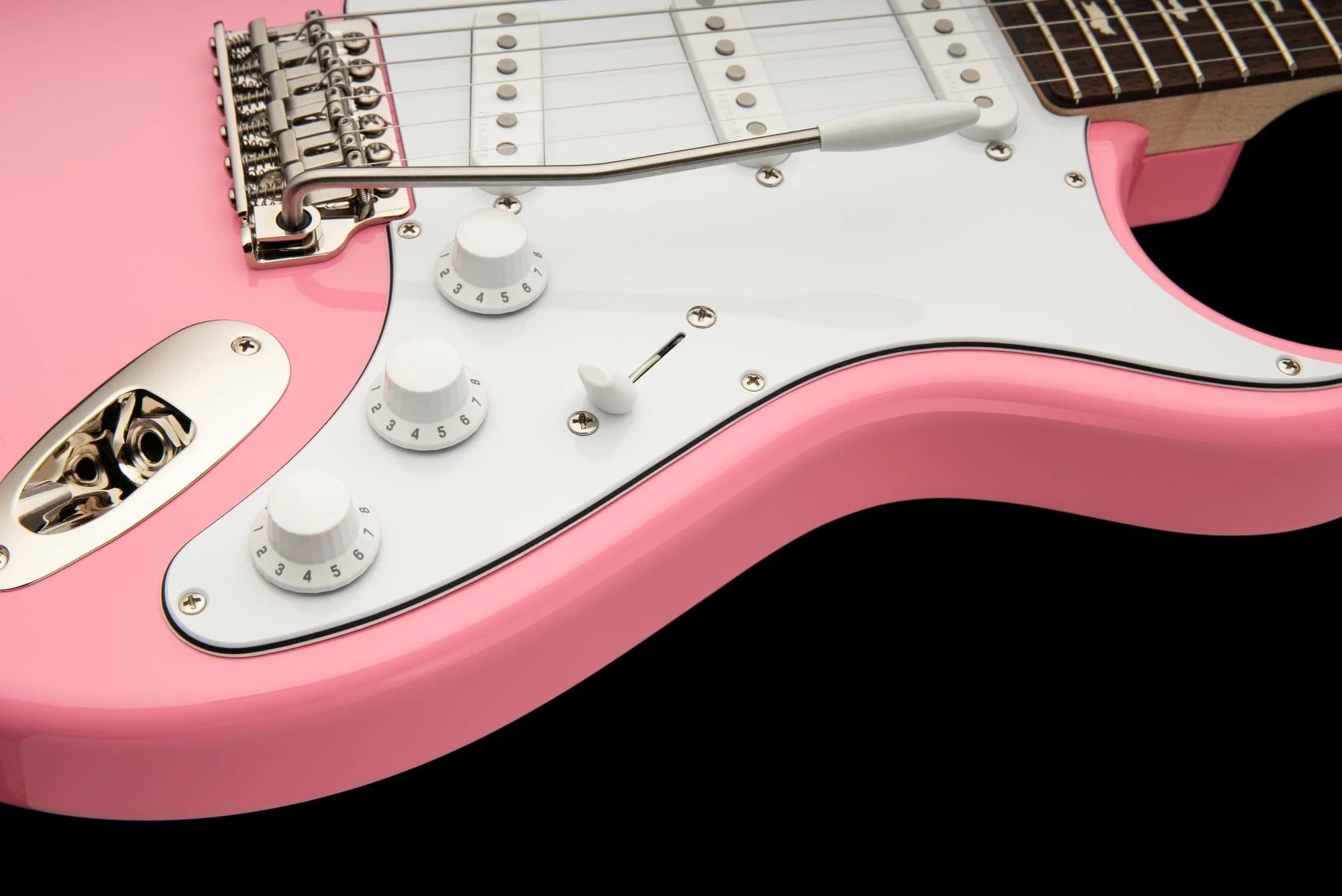 PRS Silver Sky Rosewood Roxy Pink Electric Guitar With Gig Bag - Image 4