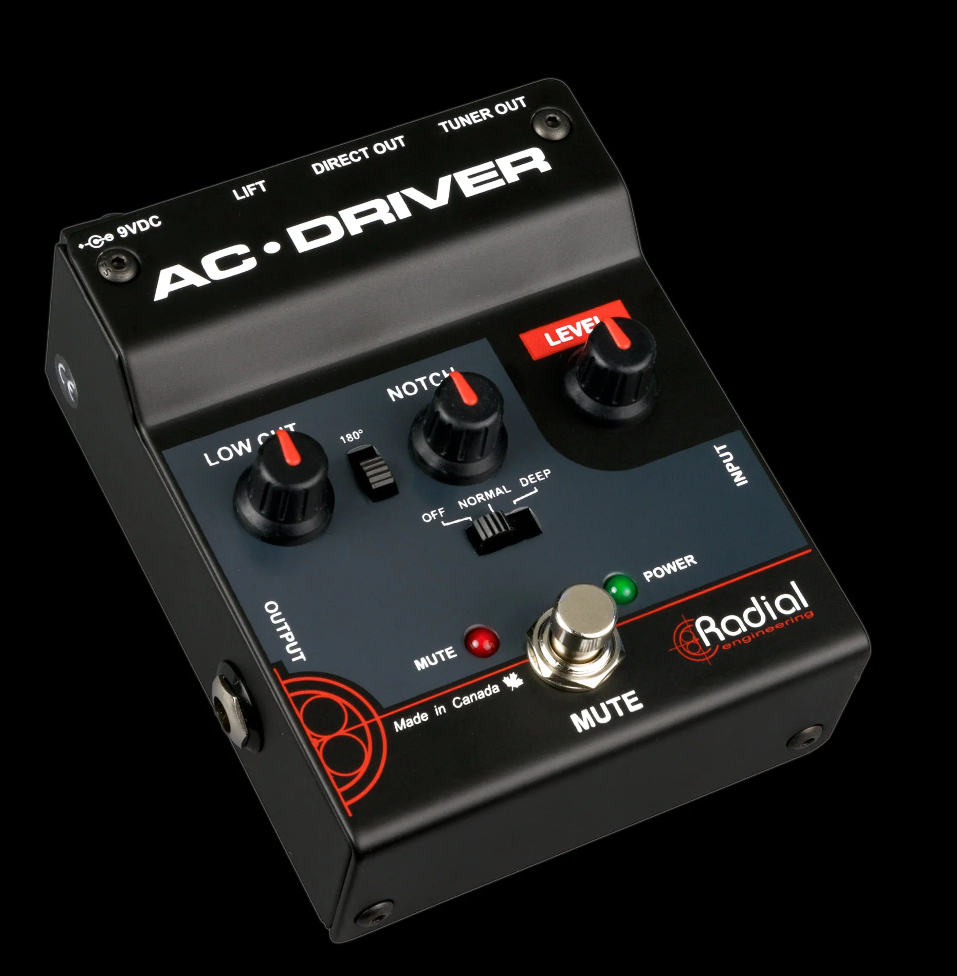 Radial Engineering AC Driver Compact Acoustic Preamp Guitar Pedal - Image 2