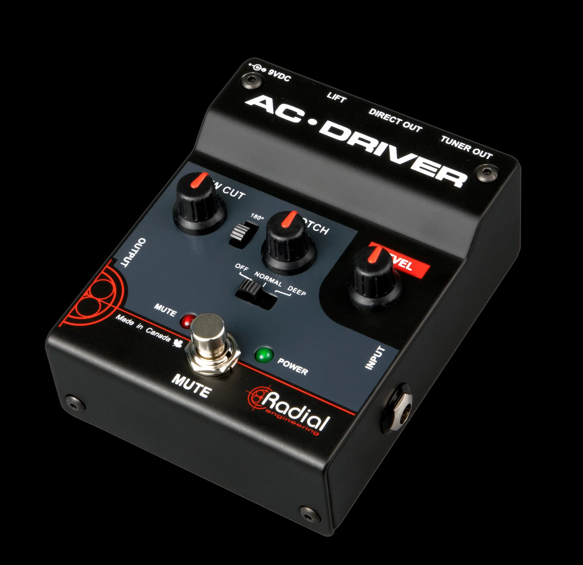 Radial Engineering AC Driver Compact Acoustic Preamp Guitar Pedal - Image 3