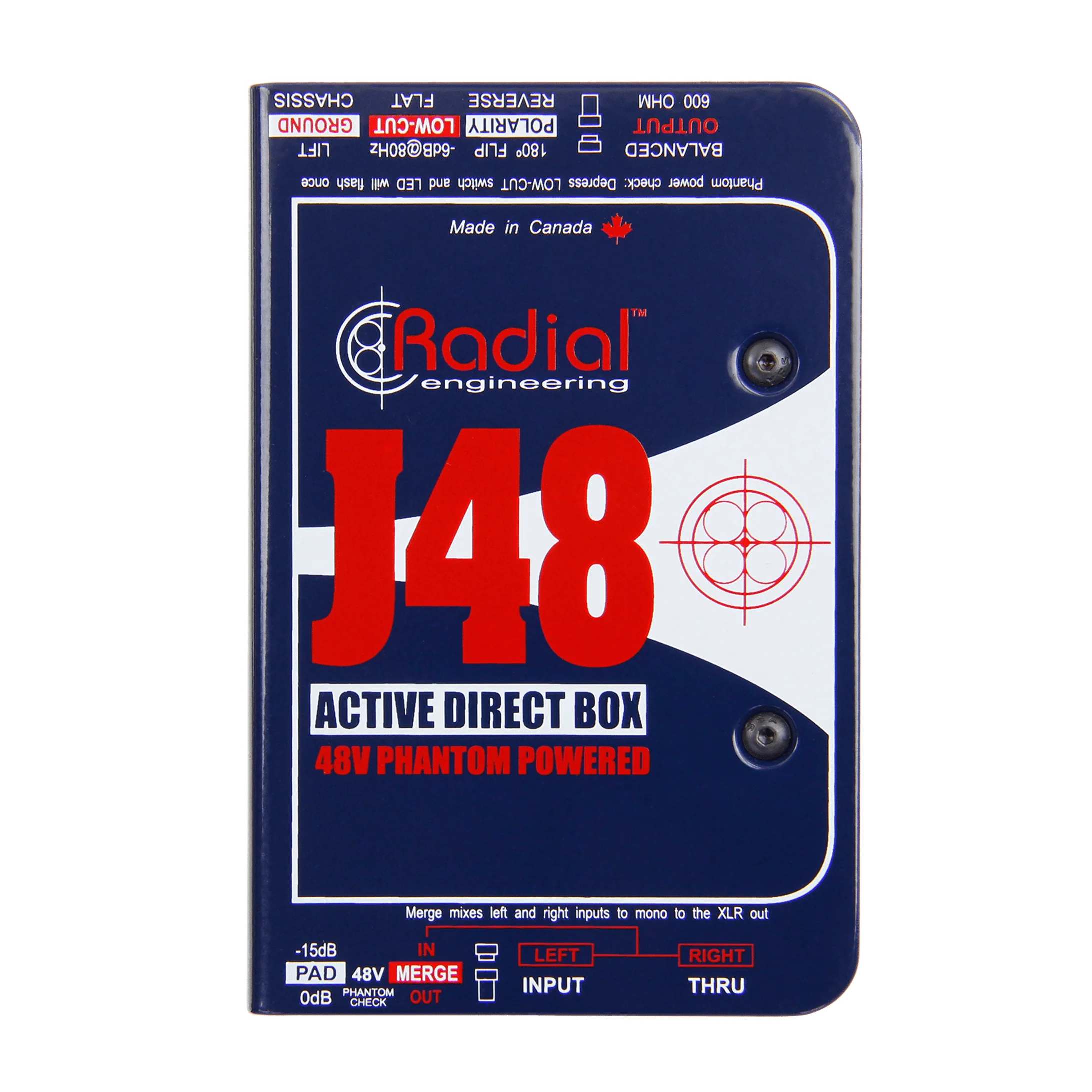 Radial Engineering J48 Phantom Powered Active Direct Box