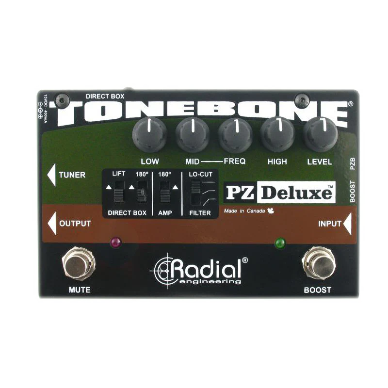 Radial Engineering Tonebone PZ-Deluxe Acoustic Preamp Guitar Pedal