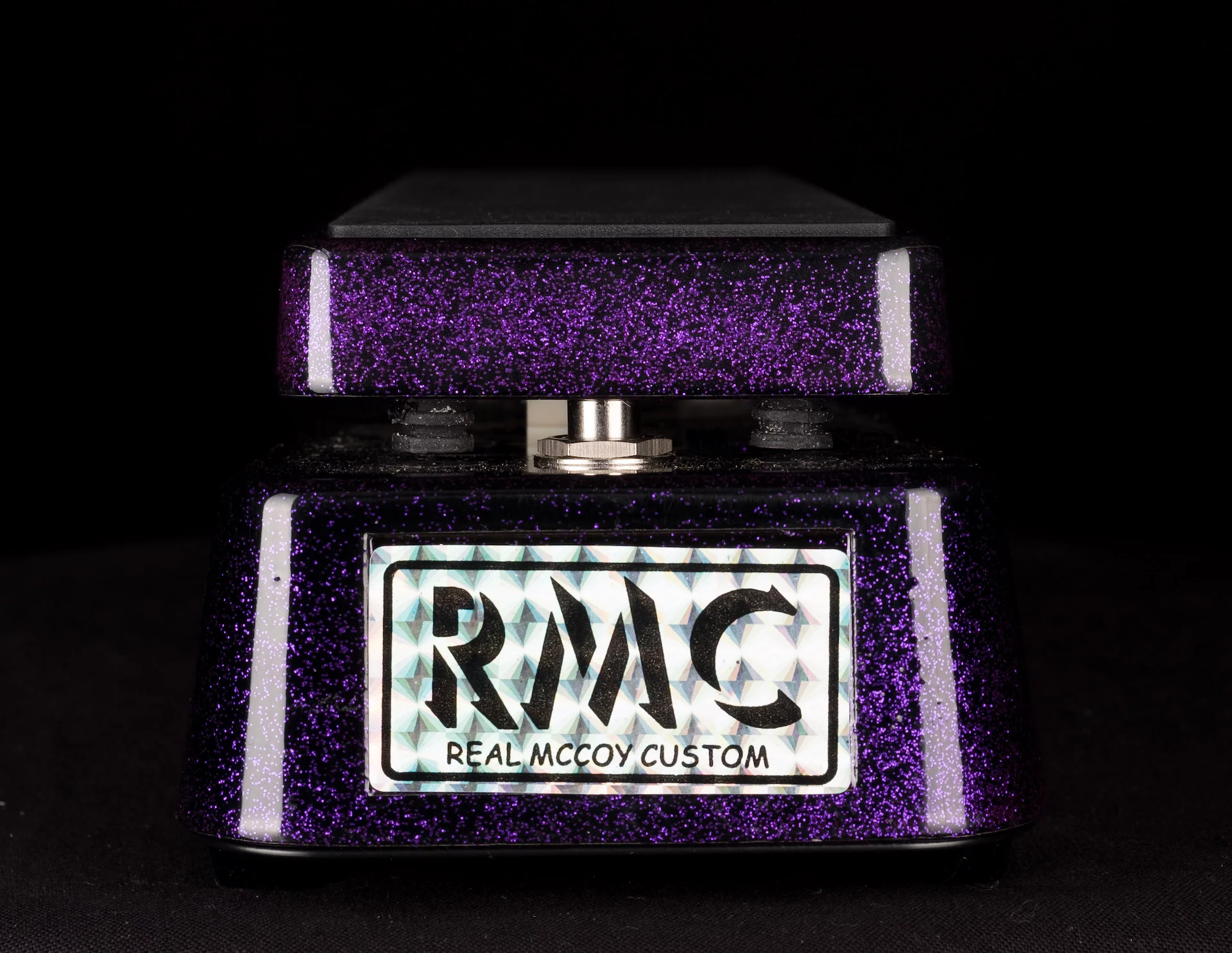 Real McCoy Custom RMC1 Wah-Wah Guitar Effect Pedal Limited Edition Purple Metal Flake