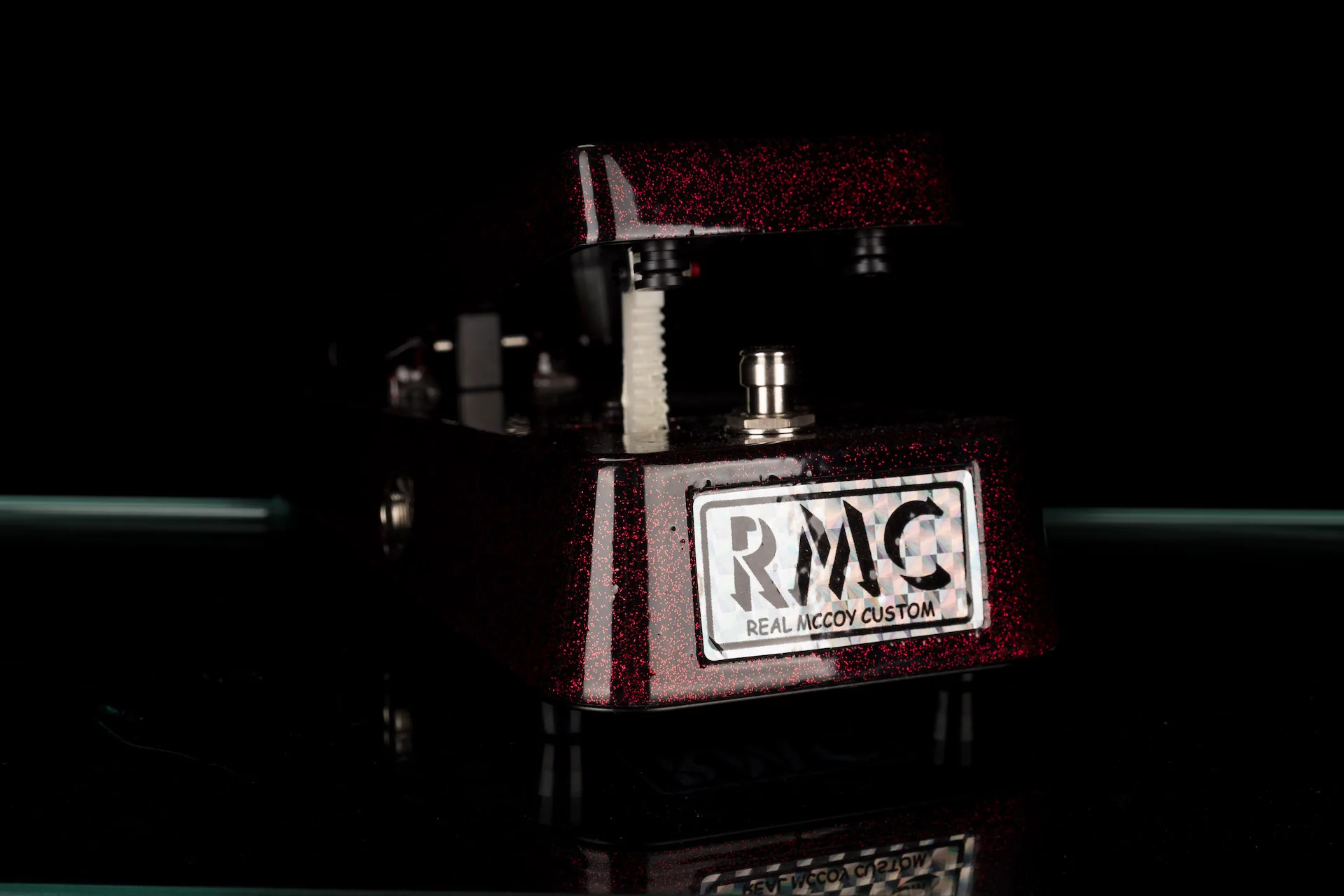 Real McCoy Custom RMC10 Guitar Wah-Wah Effect Pedal Limited Edition Red Sparkle