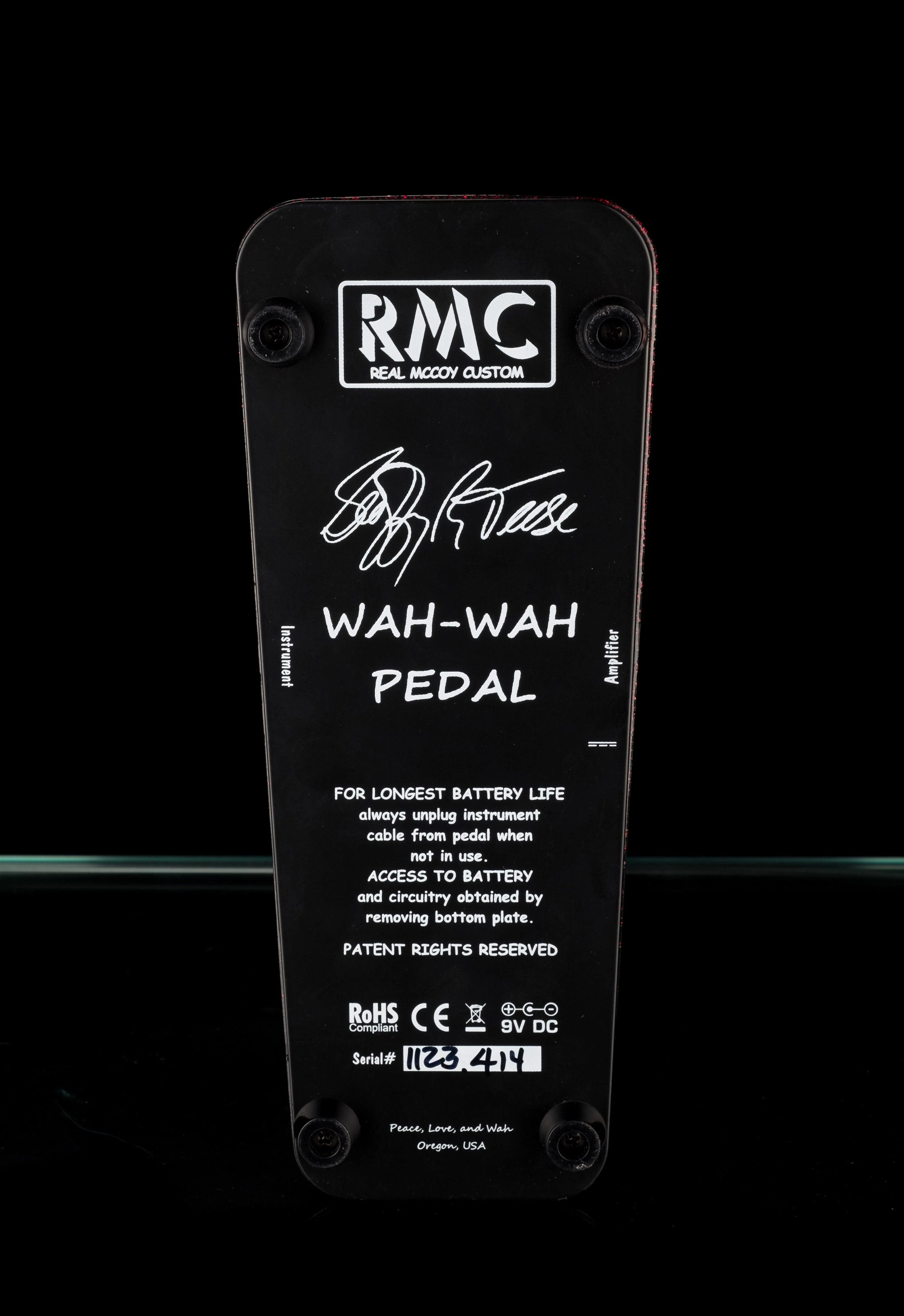 Real McCoy Custom RMC11 Guitar Wah Effect Limited Edition Red Sparkle - Image 3