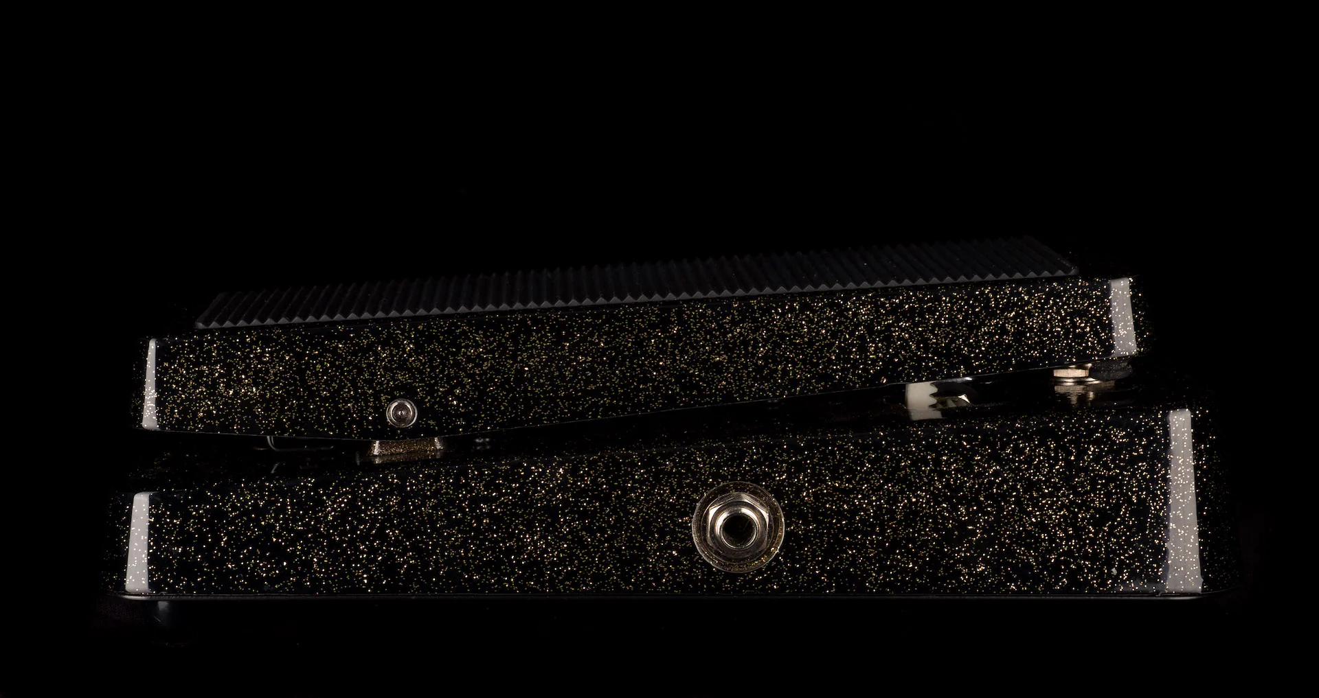 Real McCoy Custom RMC3 Guitar Wah-Wah Effect Pedal Limited Edition Gold Metal Flake - Image 3