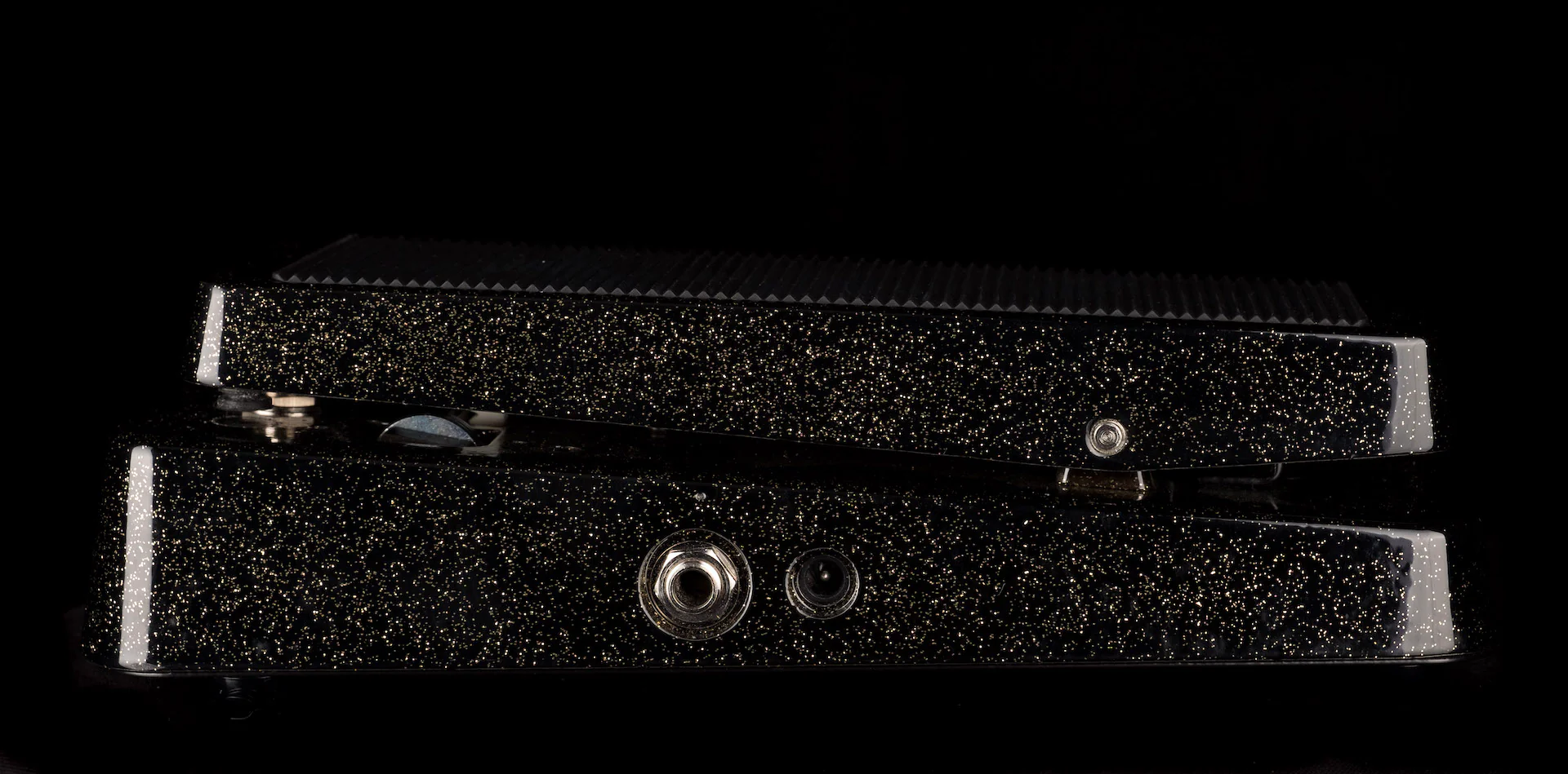 Real McCoy Custom RMC3 Guitar Wah-Wah Effect Pedal Limited Edition Gold Metal Flake - Image 4