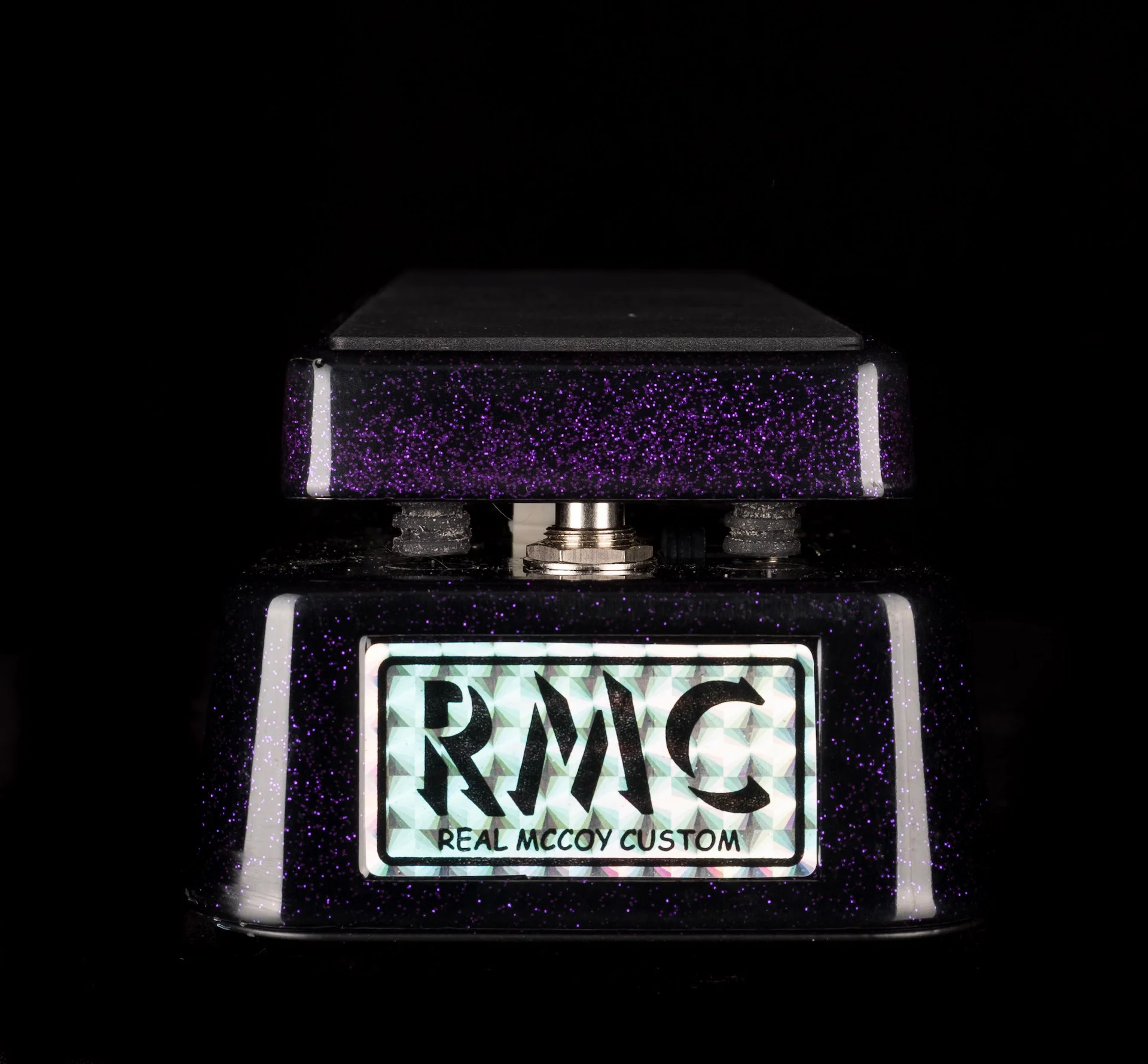 Real McCoy Custom RMC4 Picture Wah Guitar Wah Pedal Ltd Ed Purple Metal Flake