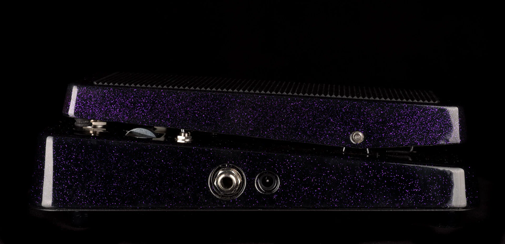 Real McCoy Custom RMC4 Picture Wah Guitar Wah Pedal Ltd Ed Purple Metal Flake - Image 4