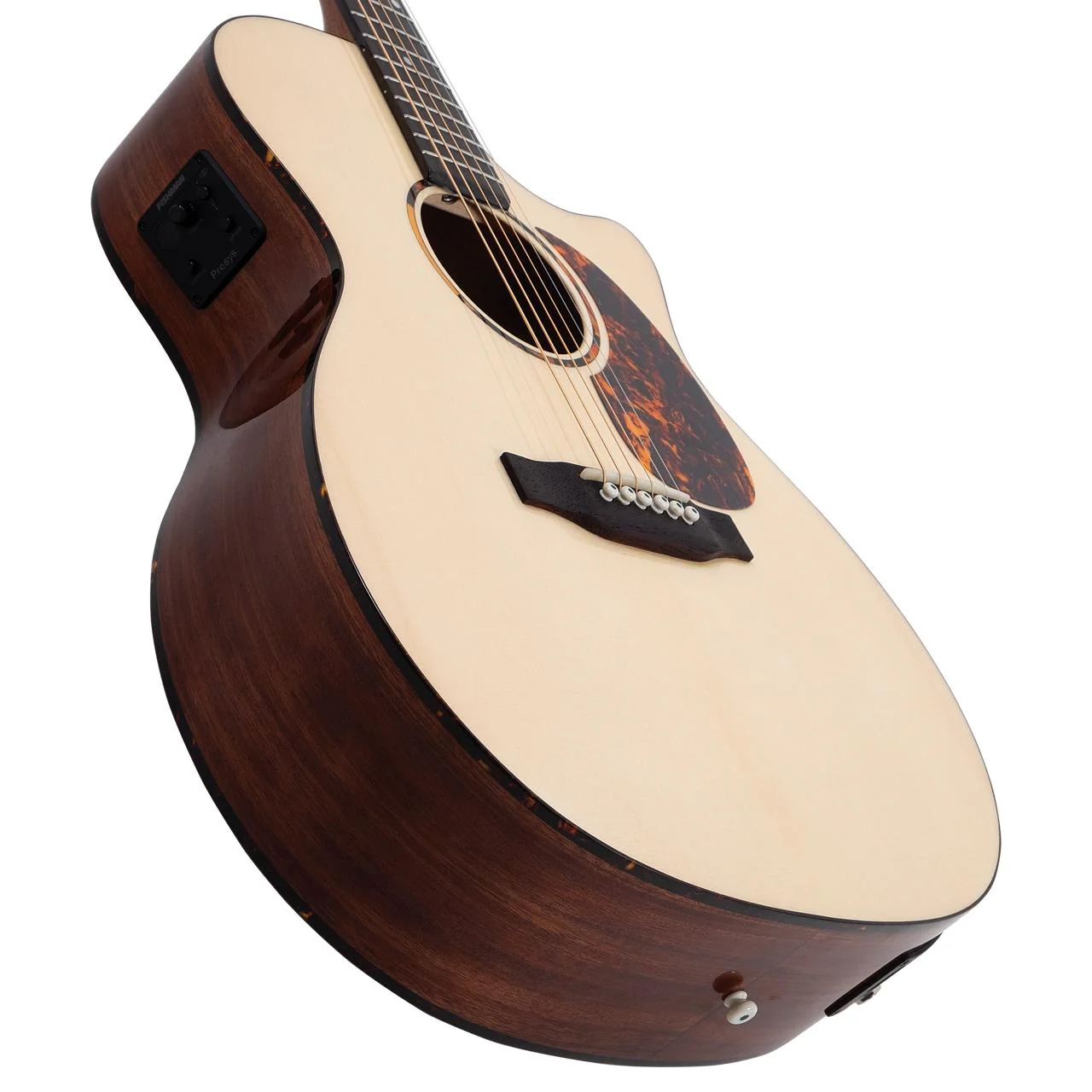 Recording King RGA-G6-CFE5 Solid Top Grand Auditorium with Cutaway and Fishman EQ Acoustic Guitar - Image 5