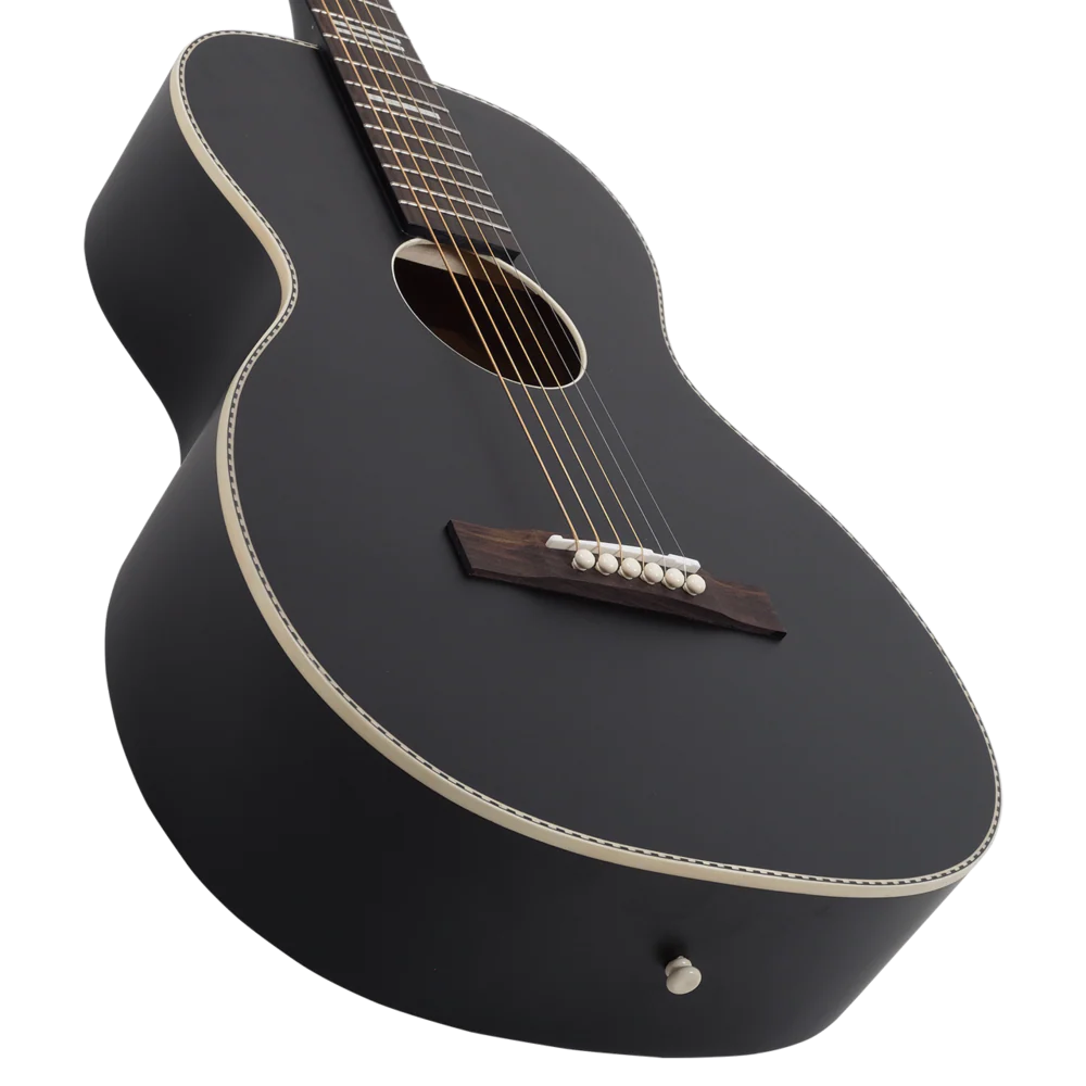 Recording King Dirty 30's Series 7 Single 0  RPS-7-MBK Matte Black - Image 3