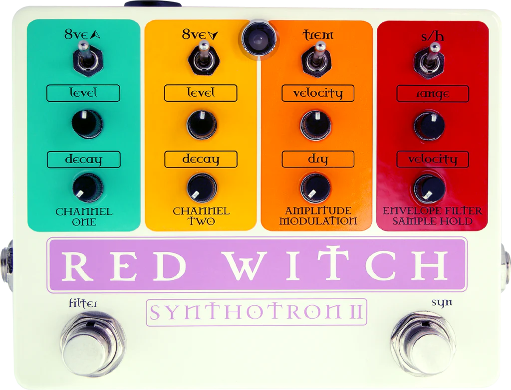 Red Witch Synthotron II Analog Synth Envelope Filter Guitar Effect Pedal
