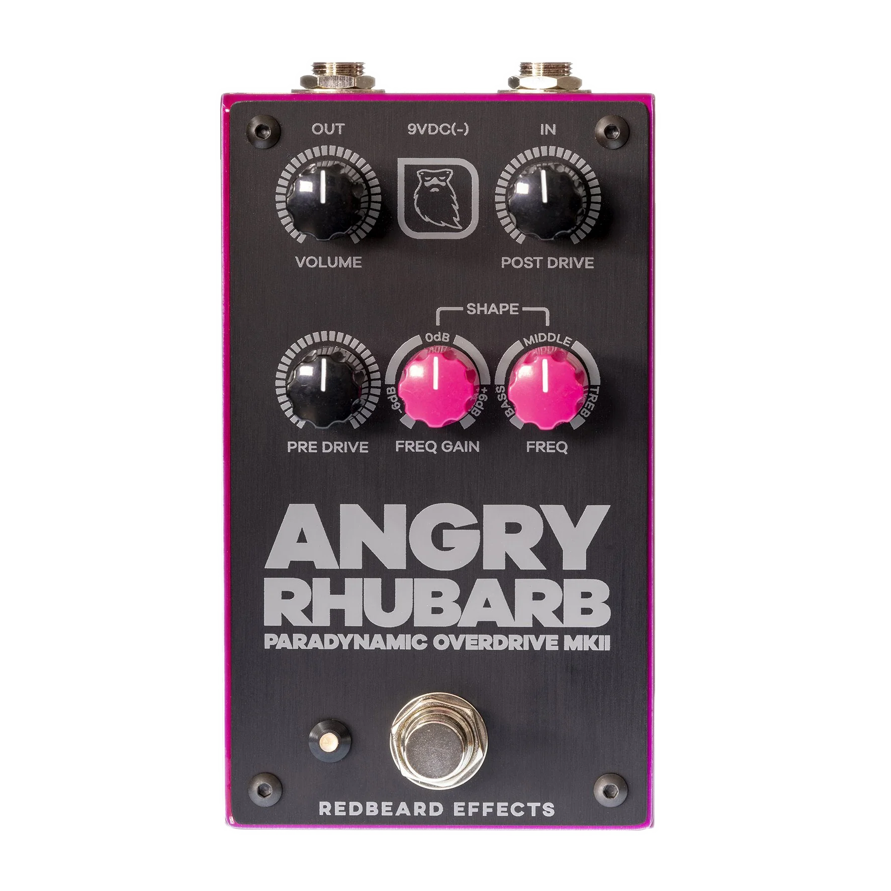 Redbeard Effects Angry Rhubarb Paradynamic Overdrive Mk II Guitar Effect Pedal