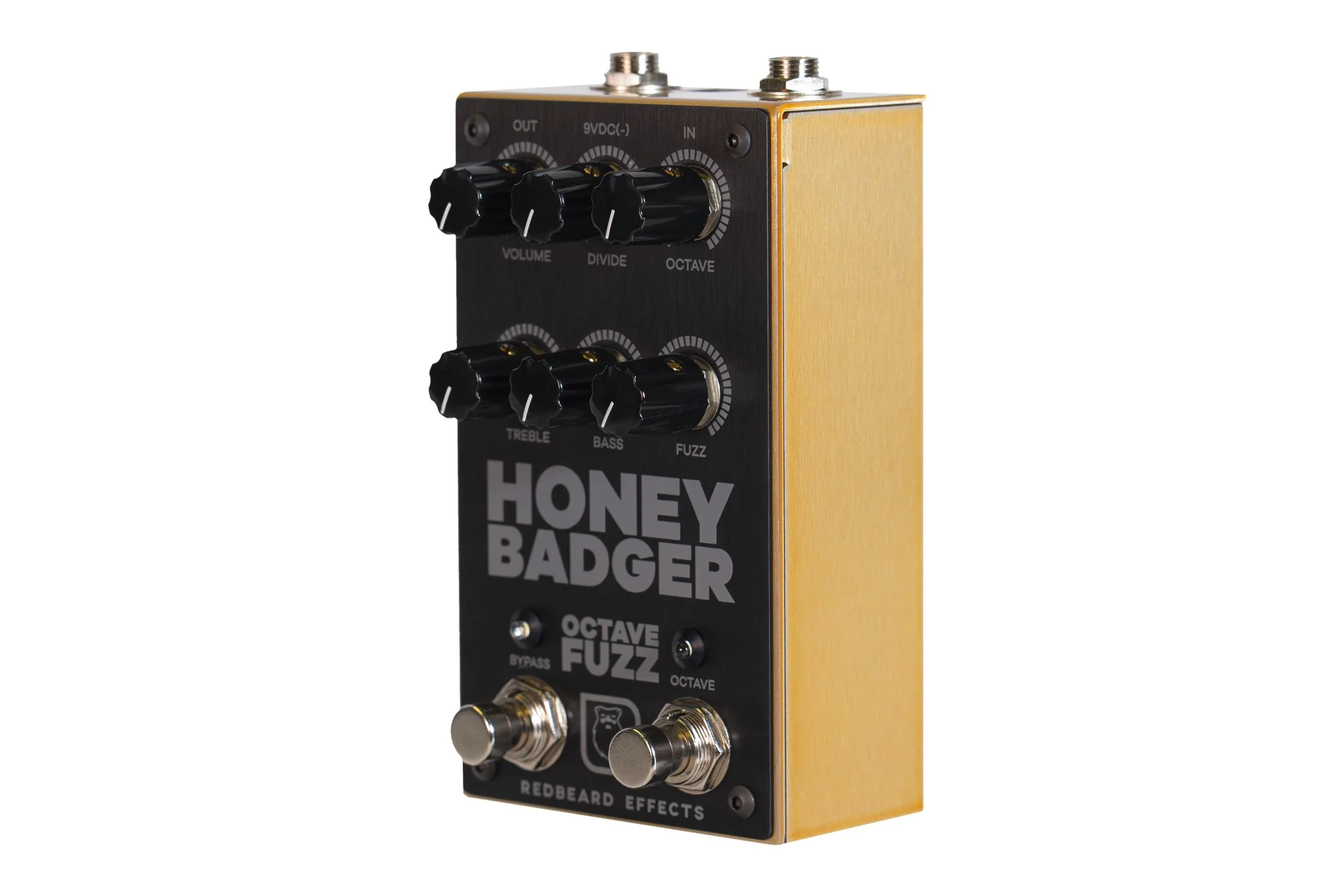 Redbeard Effects Honey Badger Octave Fuzz Guitar Effect Pedal - Image 2