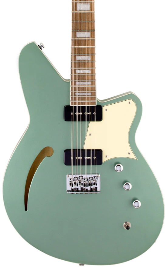 Reverend Airwave 12 String Semi Hollow Body Guitar Metallic Alpine