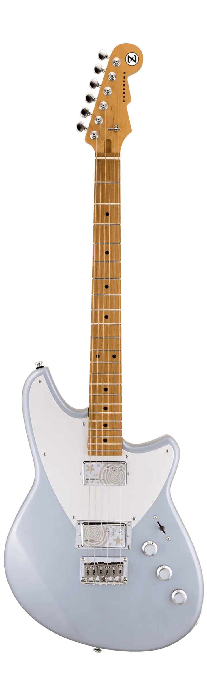 Reverend Billy Corgan Signature Z-One Metallic Silver Freeze - Image 2