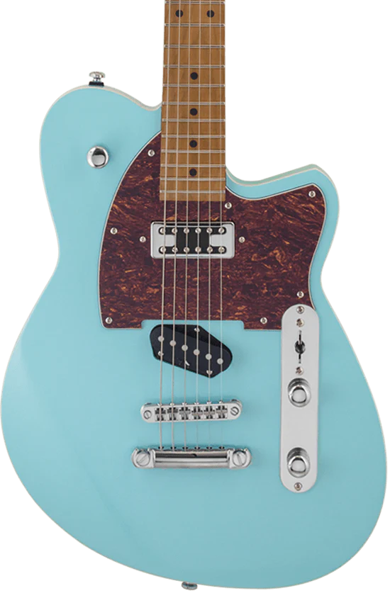 Reverend Buckshot Roasted Maple Neck Electric Guitar Chronic Blue