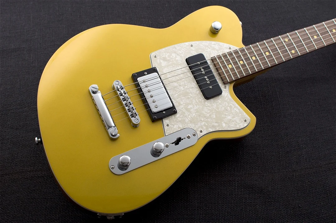 Reverend Double Agent OG Roasted Maple Neck Electric Guitar Venetian Gold - Image 3