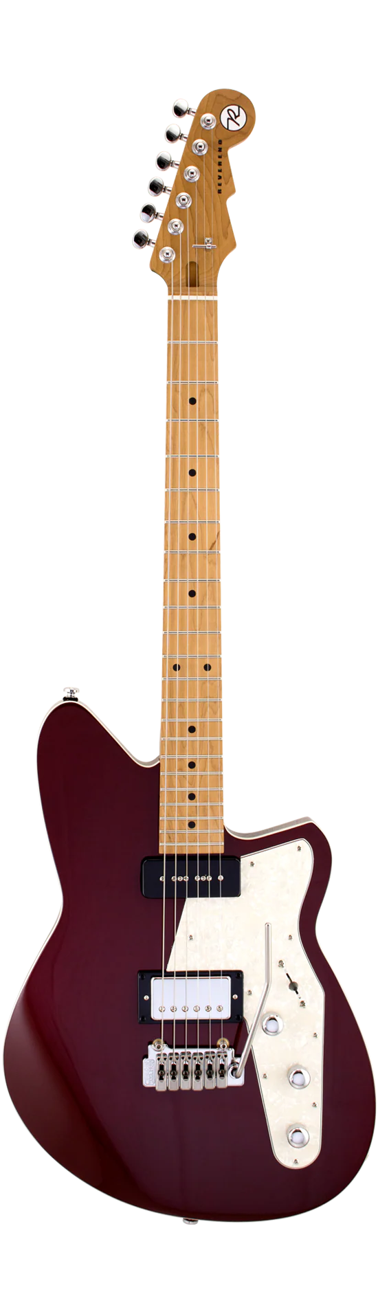 Reverend Double Agent W Medieval Red Wilkinson Tremolo Electric Guitar - Image 2