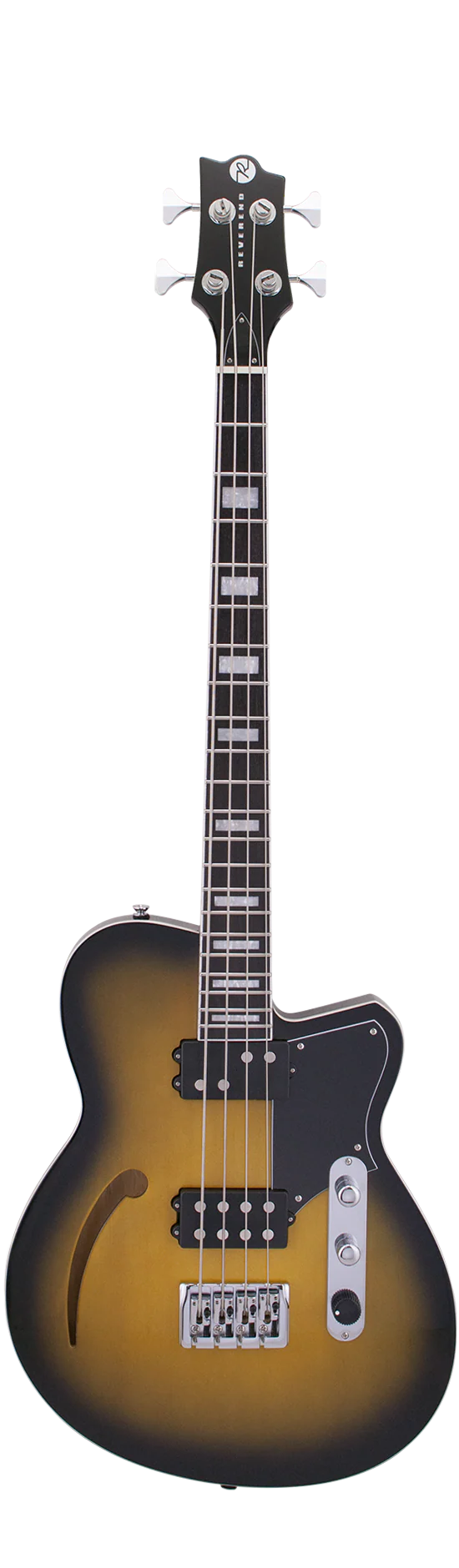 Reverend Dub King Electric Bass Guitar Tobacco Sunburst - Image 2