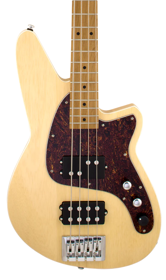 Reverend Mercalli 4 String Electric Bass Guitar Natural
