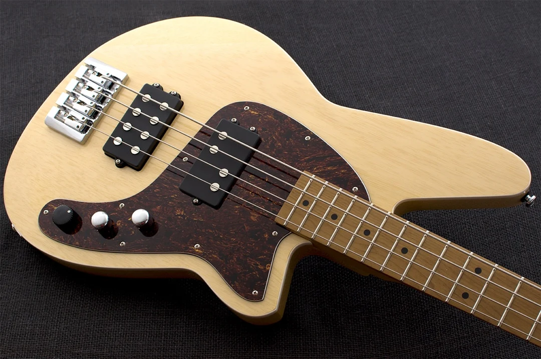 Reverend Mercalli 4 String Electric Bass Guitar Natural - Image 3