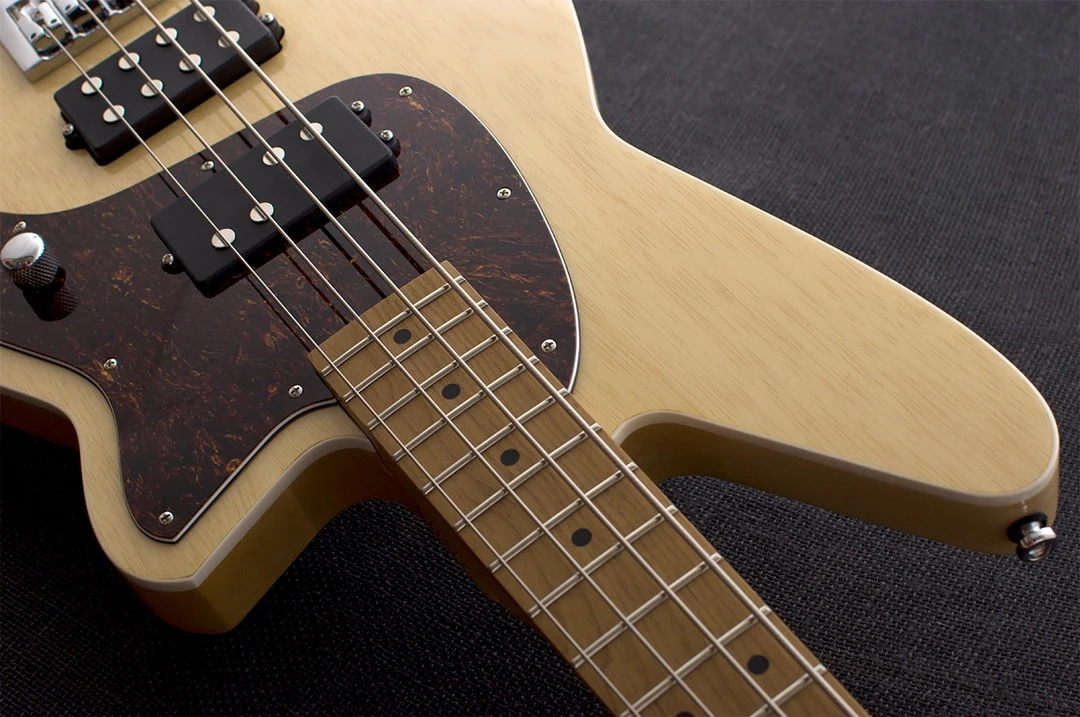 Reverend Mercalli 4 String Electric Bass Guitar Natural - Image 5