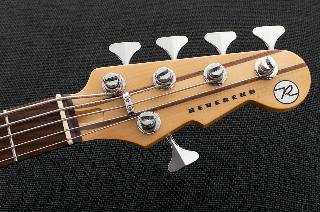 Reverend Mercalli 5FM 5 String Electric Bass Guitar Turquoise Flame Maple - Image 5