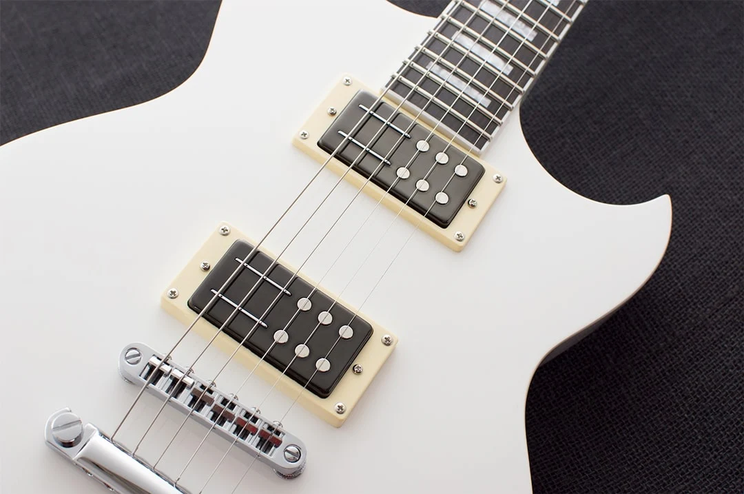 Reverend Robin Finck Signature Electric Guitar - Ice White - Image 4