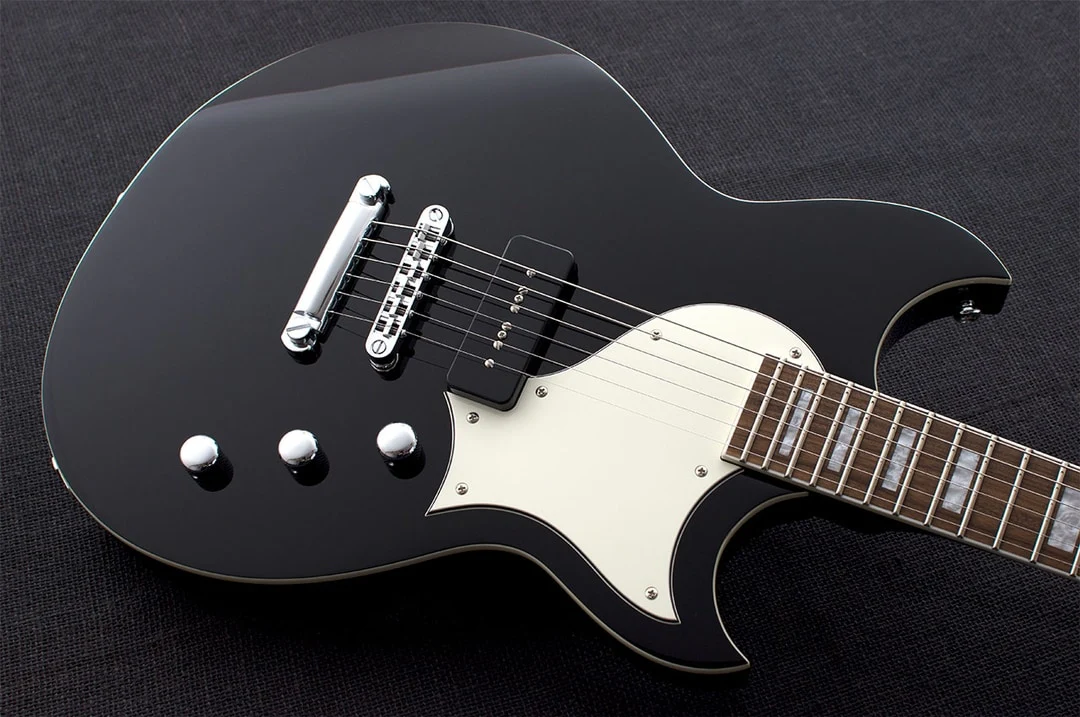 Reverend Sensei Jr. Midnight Black Electric Guitar - Image 4