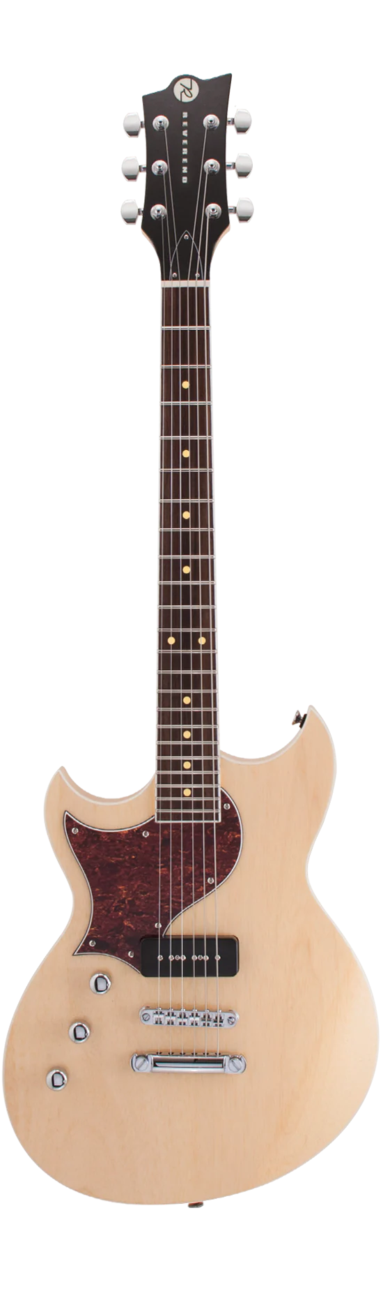 Reverend Sensei Jr. Left-Handed Natural Flame Maple Electric Guitar Left Handed - Image 2
