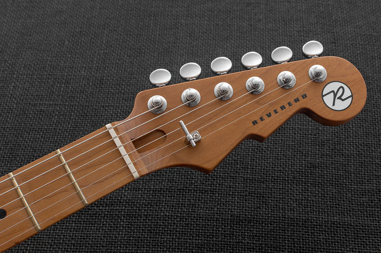 Reverend Trickshot Roasted Maple Neck Electric Guitar Natural - Image 7