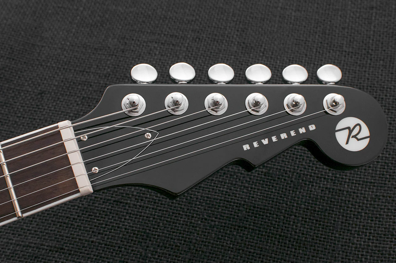 Reverend Warhawk 390 Roasted Maple Neck Electric Guitar Gunmetal - Image 5