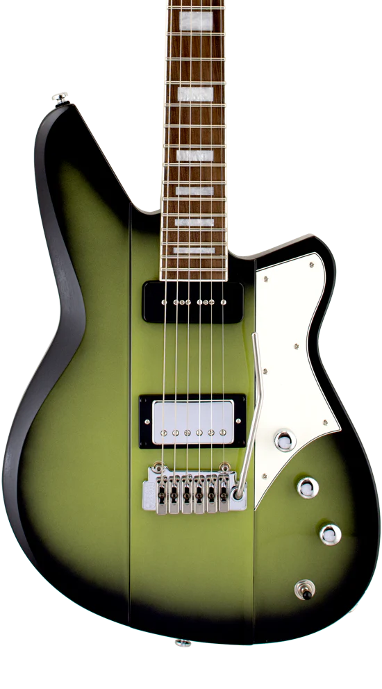 Reverend Warhawk DAW Roasted Maple Neck Electric Guitar Avocado Burst