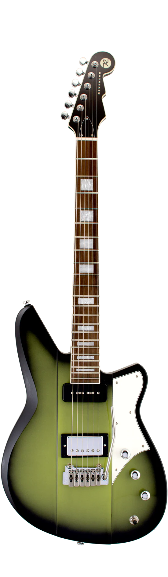 Reverend Warhawk DAW Roasted Maple Neck Electric Guitar Avocado Burst - Image 2