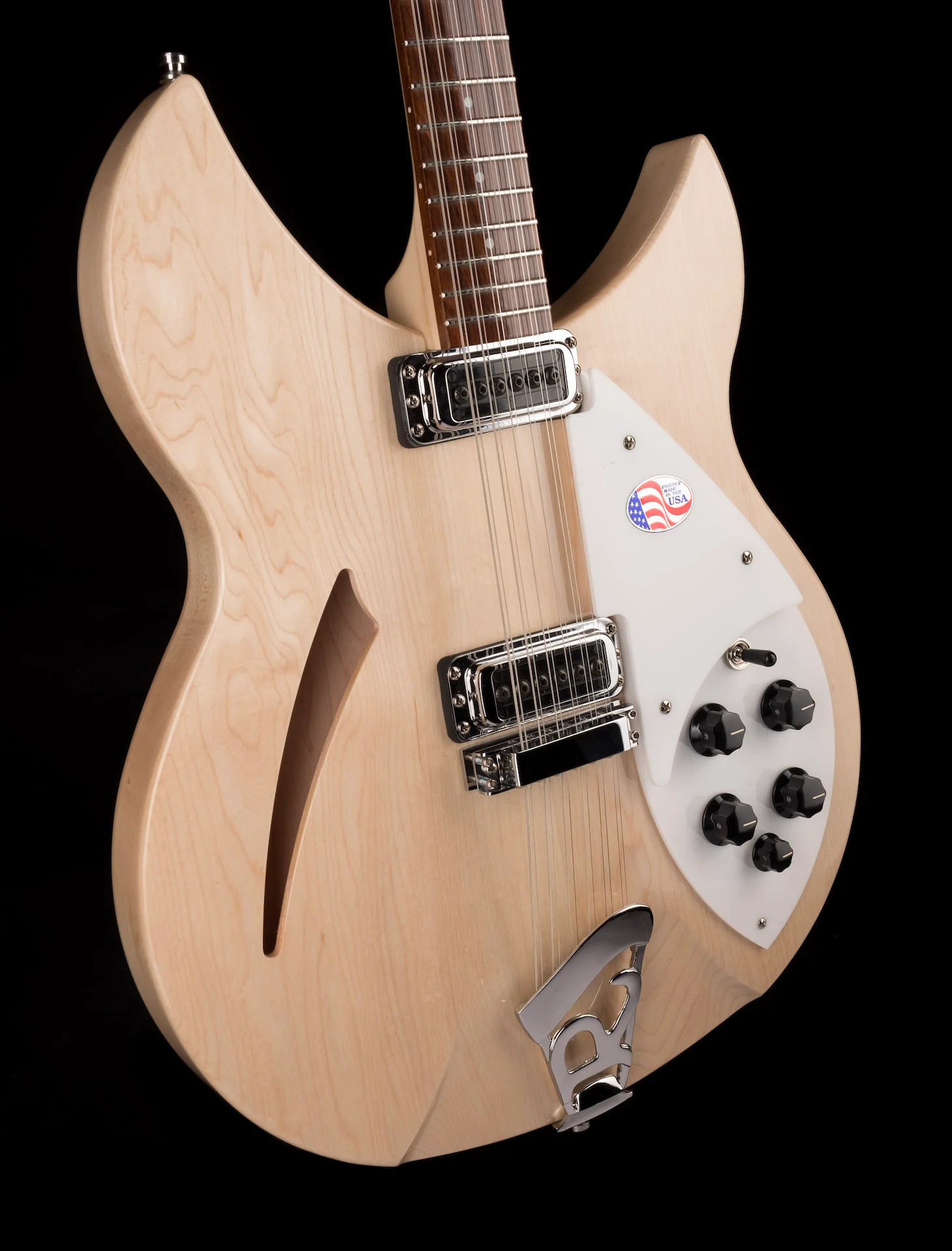 Rickenbacker 330/12 Mapleglo Semi Hollow Guitar With OHSC - Image 10
