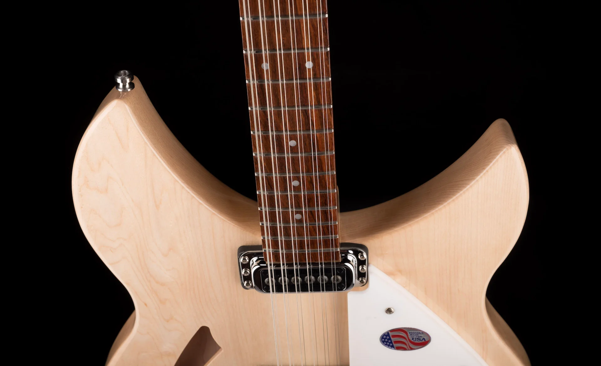 Rickenbacker 330/12 Mapleglo Semi Hollow Guitar With OHSC - Image 3
