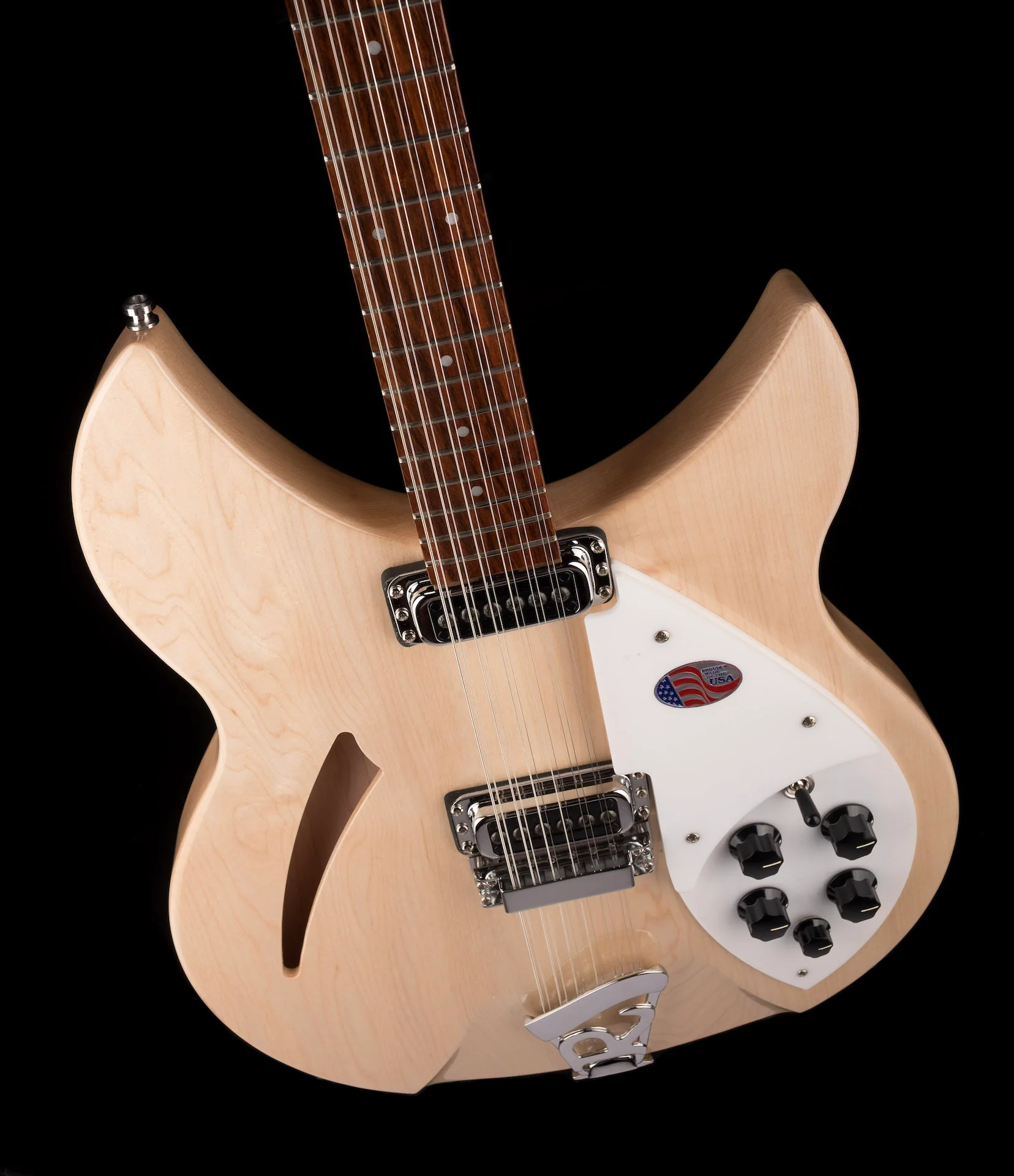 Rickenbacker 330/12 Mapleglo Semi Hollow Guitar With OHSC - Image 4