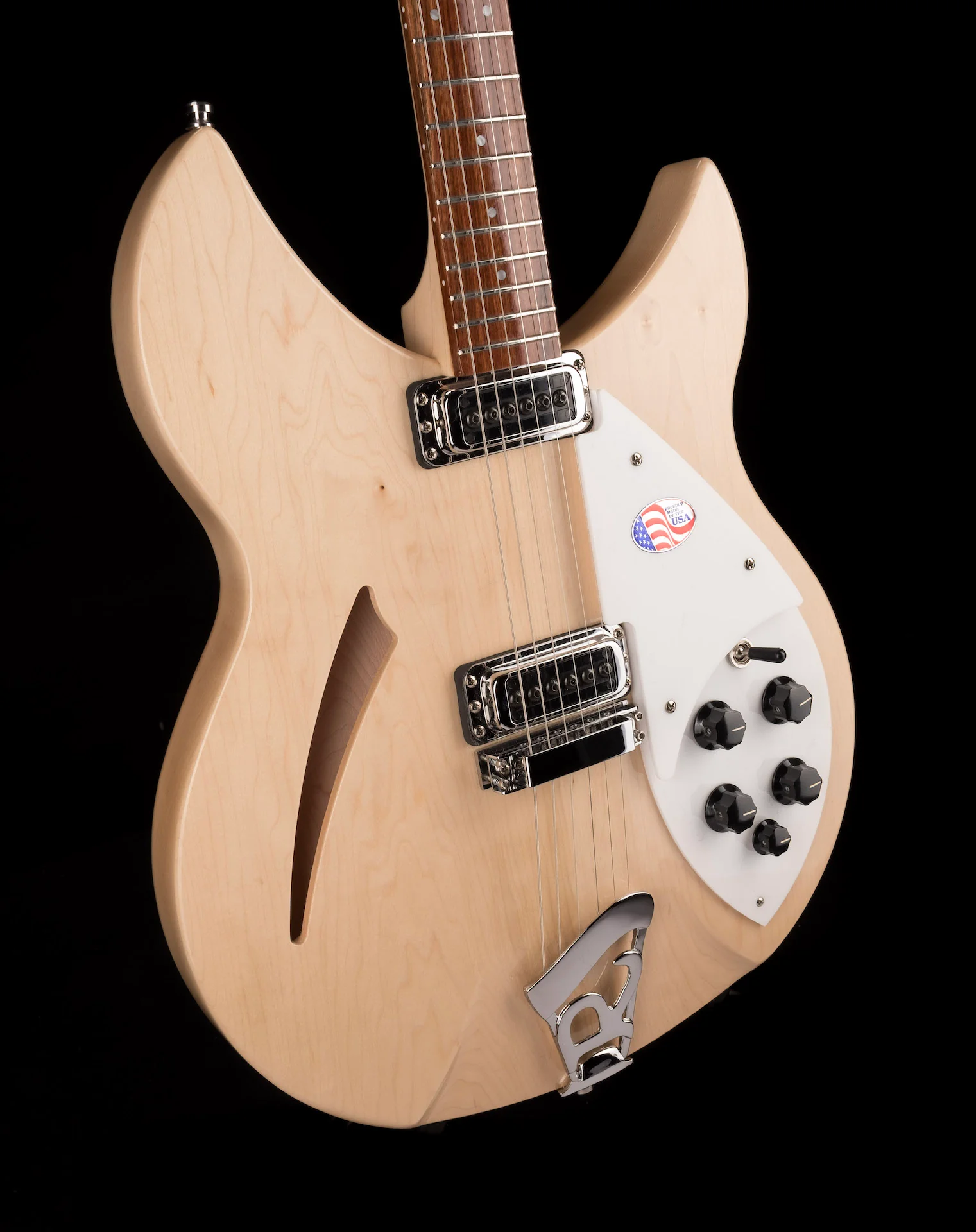 Rickenbacker 330 MG MapleGlo Six String Semi-Hollow Guitar With Case - Image 10