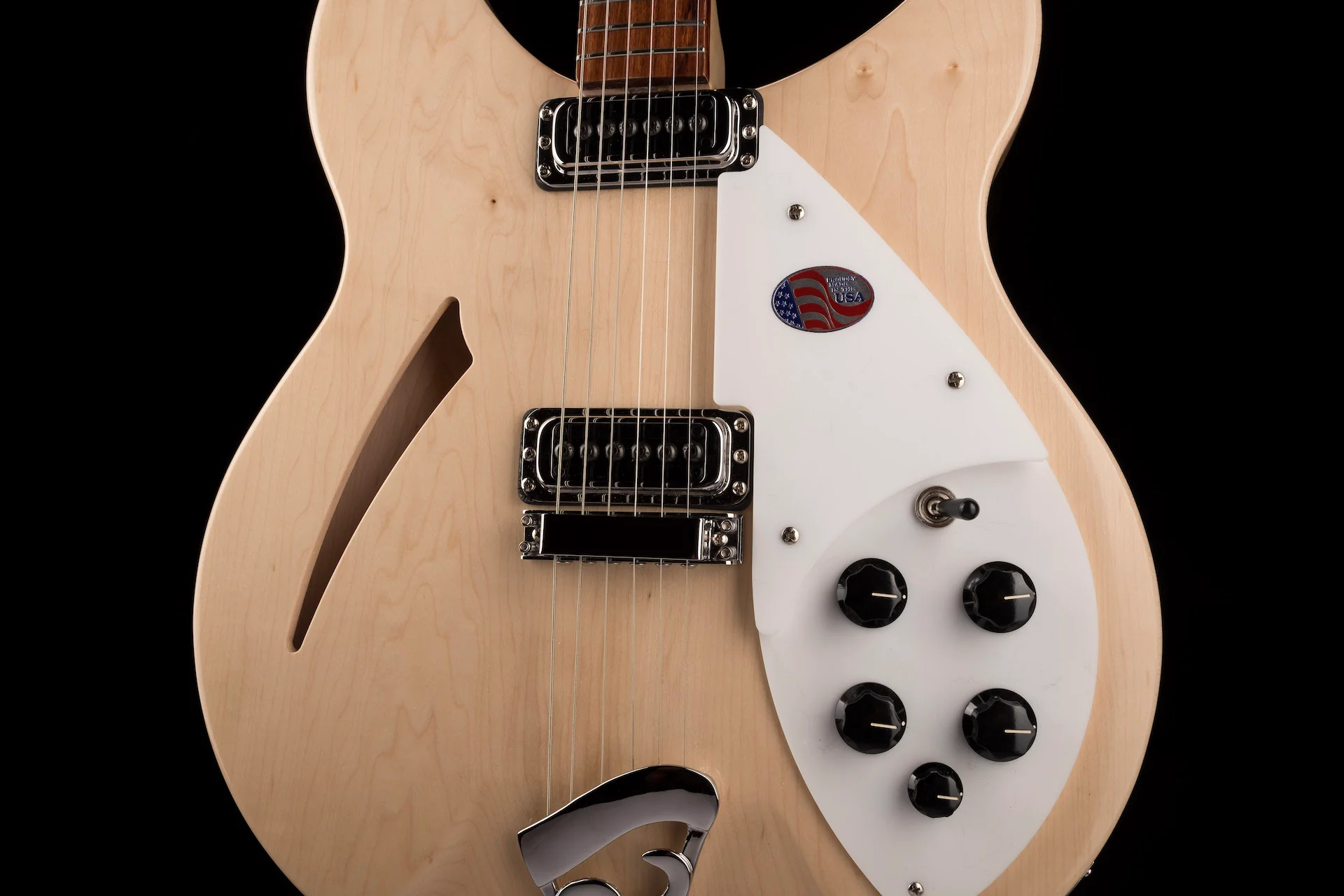 Rickenbacker 330 MG MapleGlo Six String Semi-Hollow Guitar With Case - Image 6