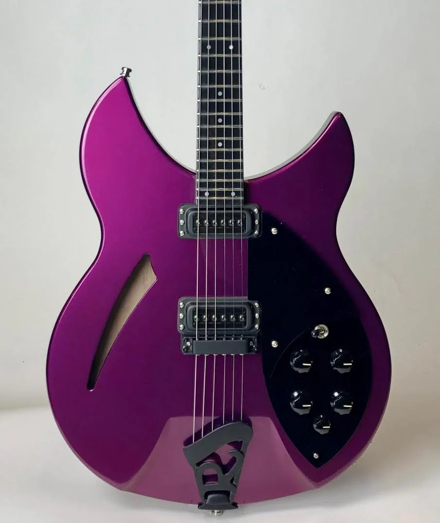 Rickenbacker 330BTMIP Semi Hollow Black Trim Midnight Purple Finish Only 40 Made PRE ORDER