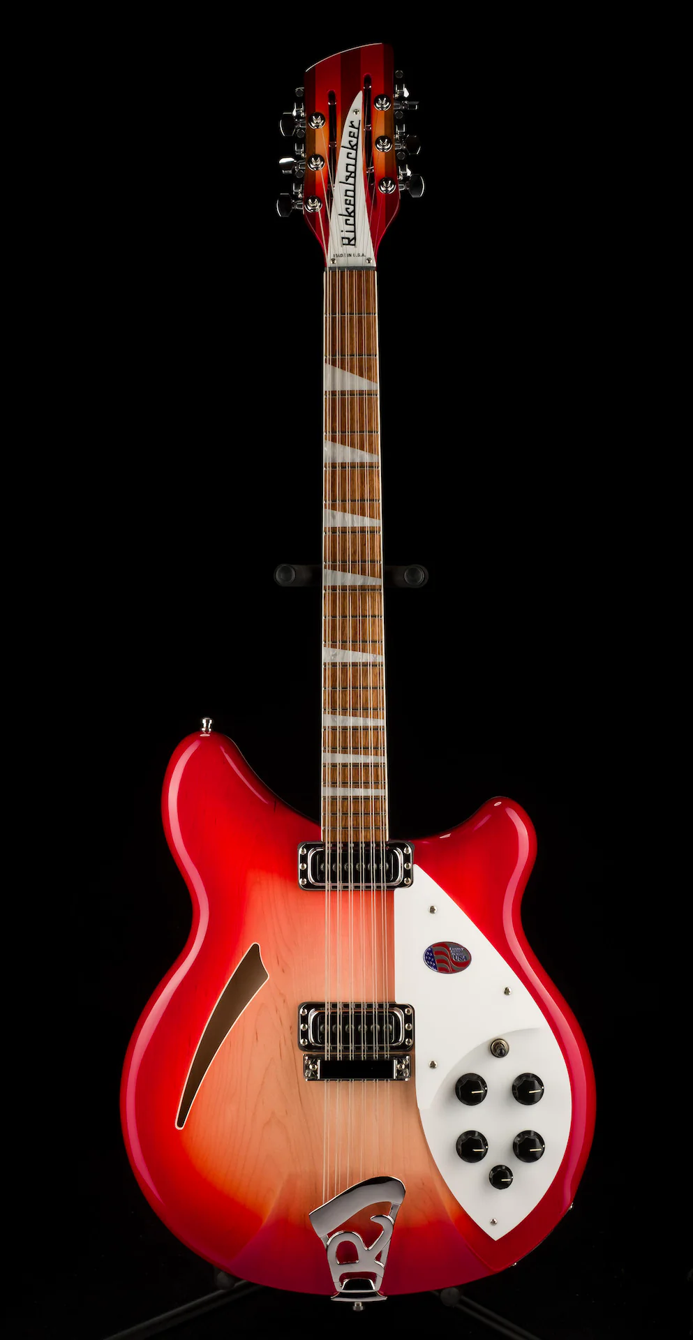 Rickenbacker 360/12 Fireglo Semi Hollow 12-String Electric Guitar with Case - Image 2