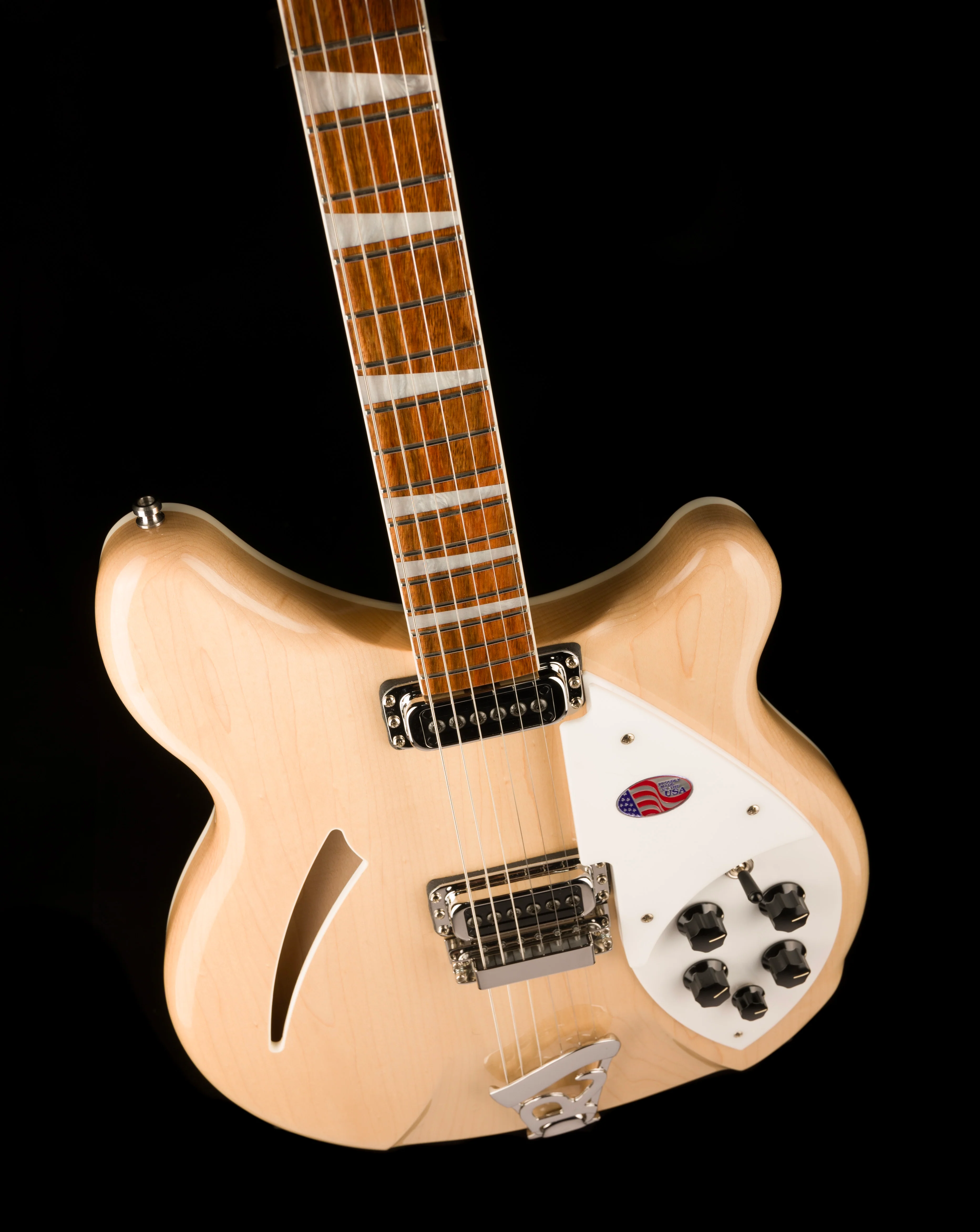 Rickenbacker 360 Mapleglo Semi Hollow Guitar With Case - Image 4