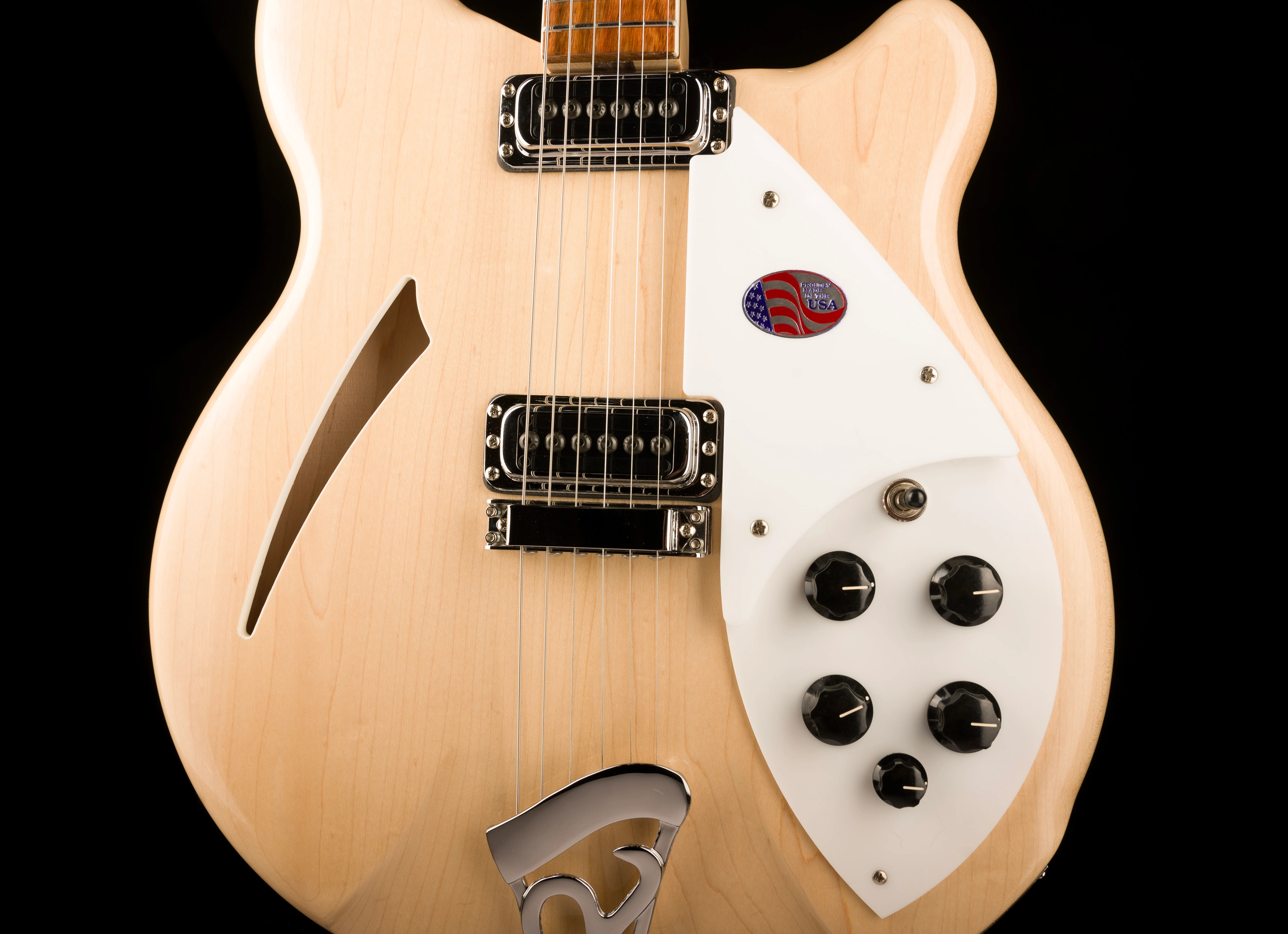Rickenbacker 360 Mapleglo Semi Hollow Guitar With Case - Image 6